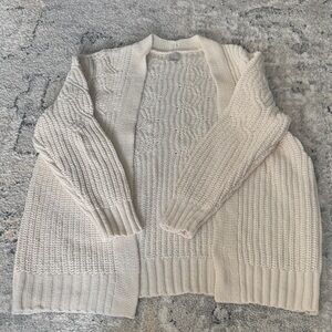 a new day Cream Textured Cardigan